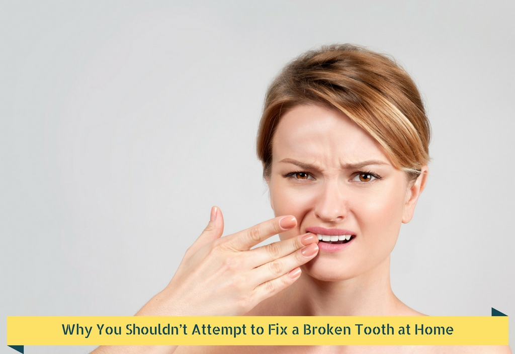 How to fix a broken tooth cap at home